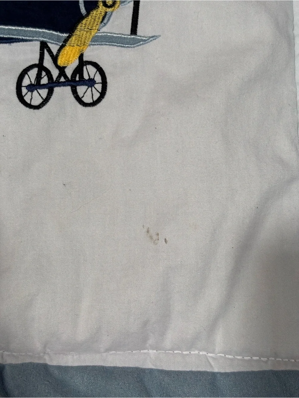 Sweet Jojo Aviation Theme Appliqué Cotton Crib Baby Quilt/Comforter